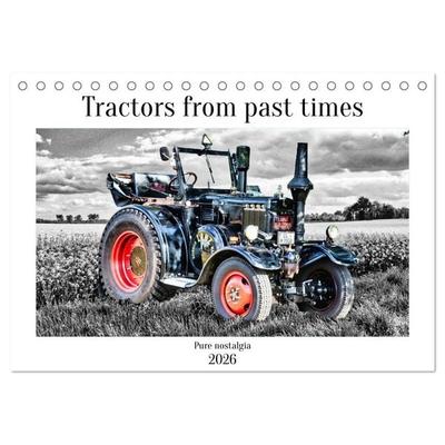 Tractors from past times (Desk Calendar 2026 DIN A5 landscape), CALVENDO 12 Month DeskCalendar