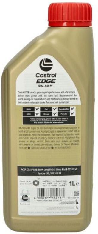 Motoröl CASTROL 15F70F Edge 5W40 1L