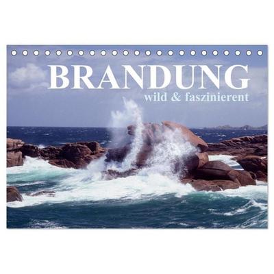 Brandung faszinierent und wild (Tischkalender 2027 DIN A5 quer), CALVENDO Monatskalender