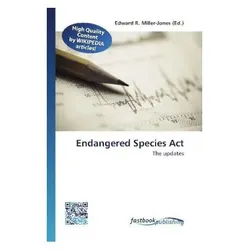 Endangered Species Act, Fachbücher von Edward R. Miller-Jones