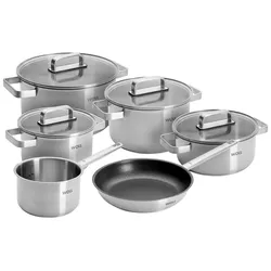 Woll Topfset 10-tlg. STEEL - B/H/T ca. 34.00x22.50x55.50
