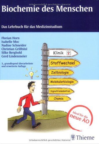 Florian Horn - Biochemie des Menschen: Das Lehrbuch für das Medizinstudium - Preis vom 09.10.2026 07:28:09 h