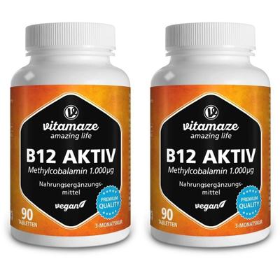 B12 Aktiv 1.000 µg vegan Tabletten 2x 2x90 St