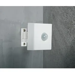 Nordlux Outdoor Smart Sensor, IP54, Bewegung + Tageslicht, Bluetooth, Batterie-Betrieb, max. 50 Leuchten, abnehmbare Halterung, weiß NORD-49091001