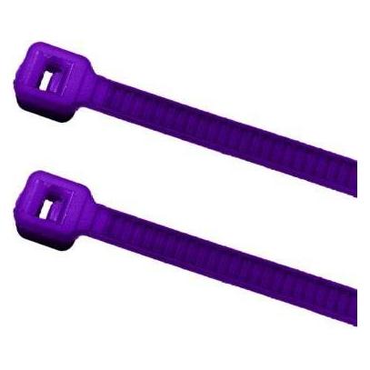 Tecline Kabelbinder, lila, 100 x 2,5 mm VPE: 100 Stück (100 mm, 100 Stk.) (NKB-VI-2.5x100)