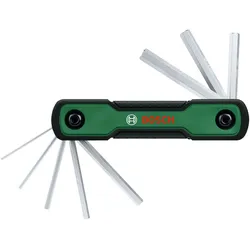 Bosch Zubehör, Sechskantschlüssel, 8-in-1 Hex-Innensechskantschlüssel Set, klappbar