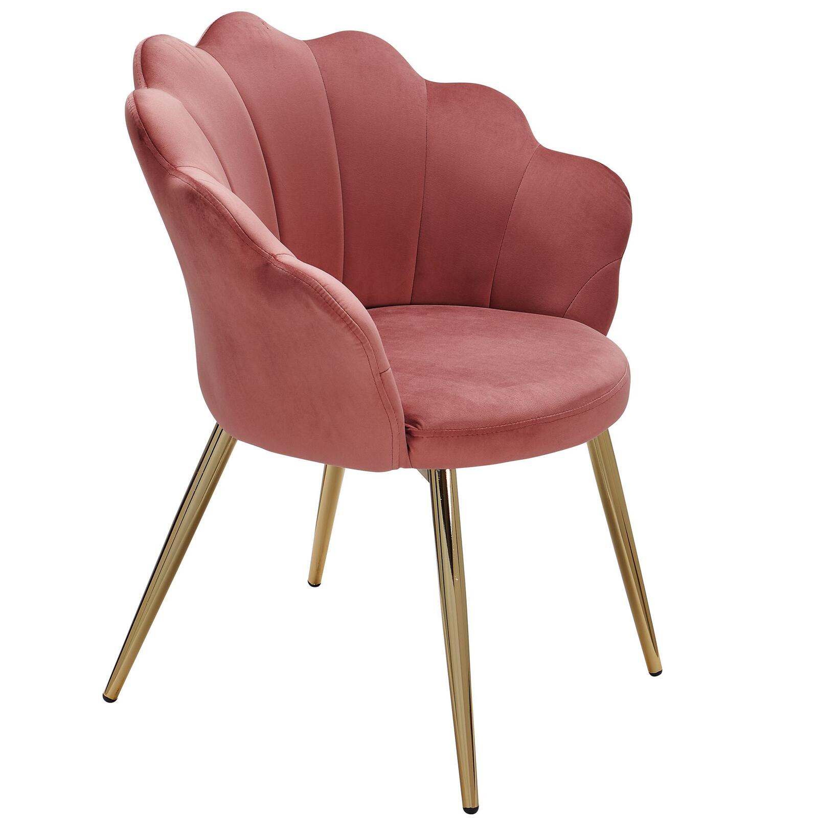 WOHNLING Esszimmerstuhl Tulpe WL6.284 rosa