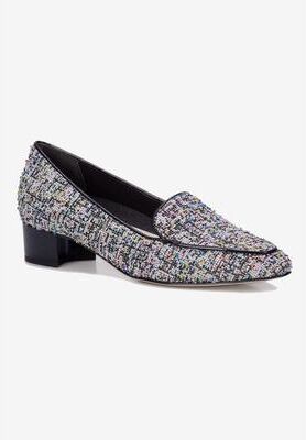 Women's Honey Pump by Roamans in Multi Black (Size 6 1/2 M)