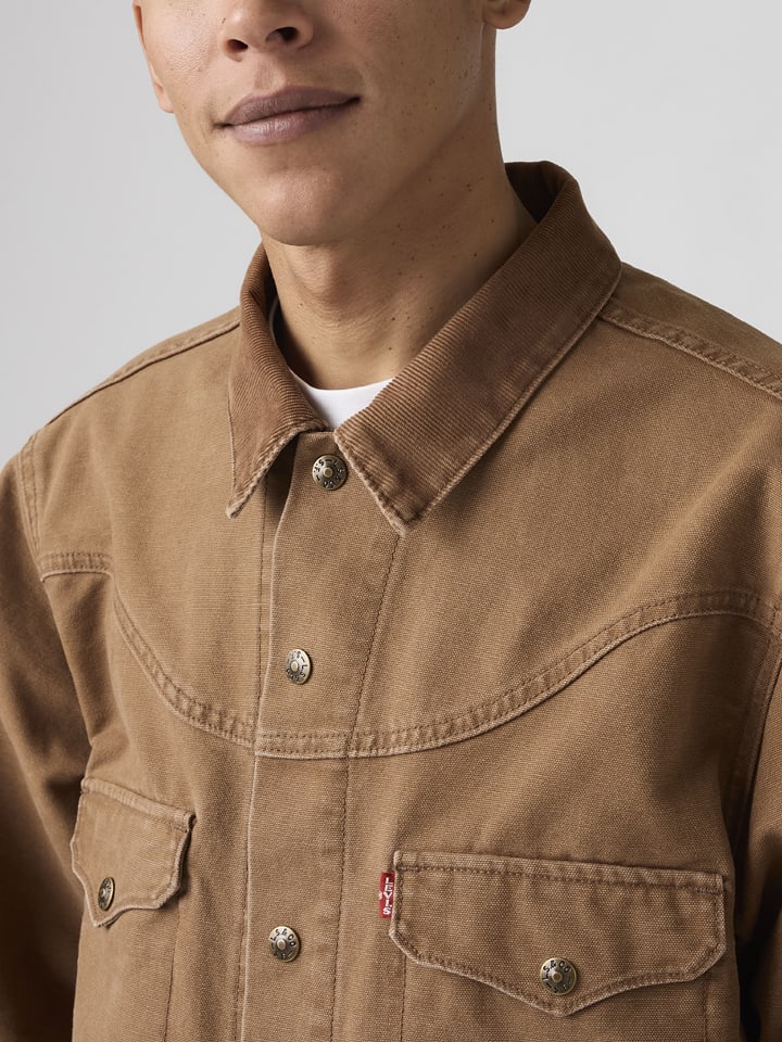 Levi's Jeansjacke "Western" in Hellbraun - XXL