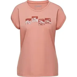 MAMMUT Damen Shirt Mountain T-Shirt Women Day and Night, Größe L in Pink Pink