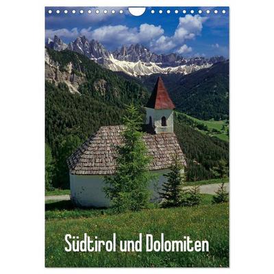 Südtirol und Dolomiten (Wandkalender 2026 DIN A4 hoch), CALVENDO Monatskalender