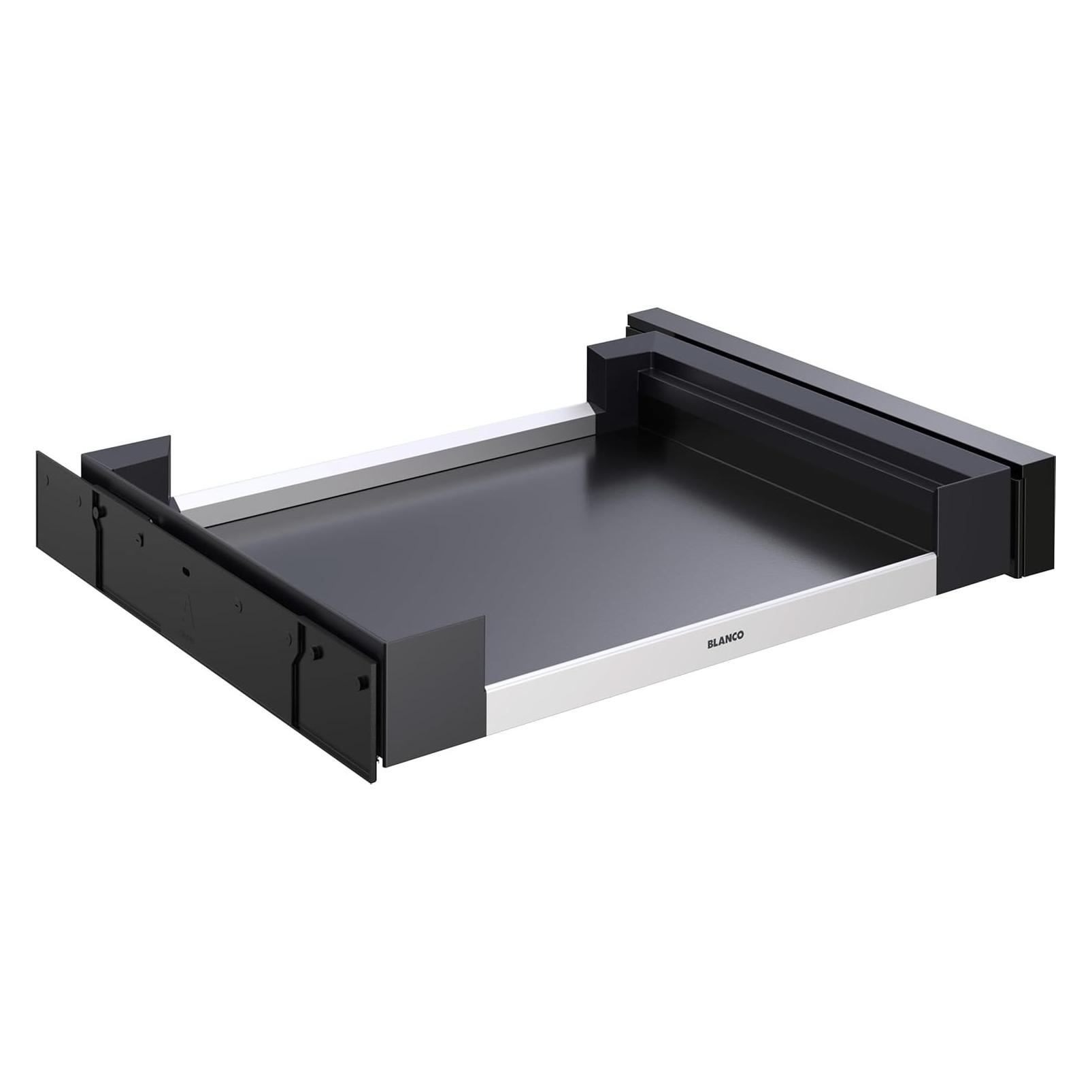 Blanco Flat Drawer 60 Schwenktür | Kunststoff, Aluminium, Stahlblech schwarzgrau | 60er Unterschrank (527666)