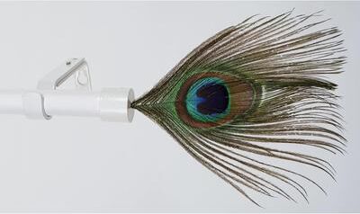 Urbanest 3/4-inch Peacock Adjustable Drapery Curtain Rod