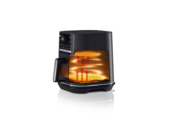 BRAUN Heissluftfritteuse MultiFry5, 6 l , schwarz, H:33,5cm, Fritteusen, Heissluftfritteuse