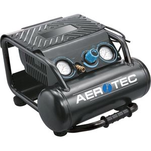 Aerotec Kompressor OL197-10 RC, 25112021, 78dB(A), 1100W, 230V, 10bar, ölfrei, mit Druckminderer & Manometer, Kesselinhalt 10L