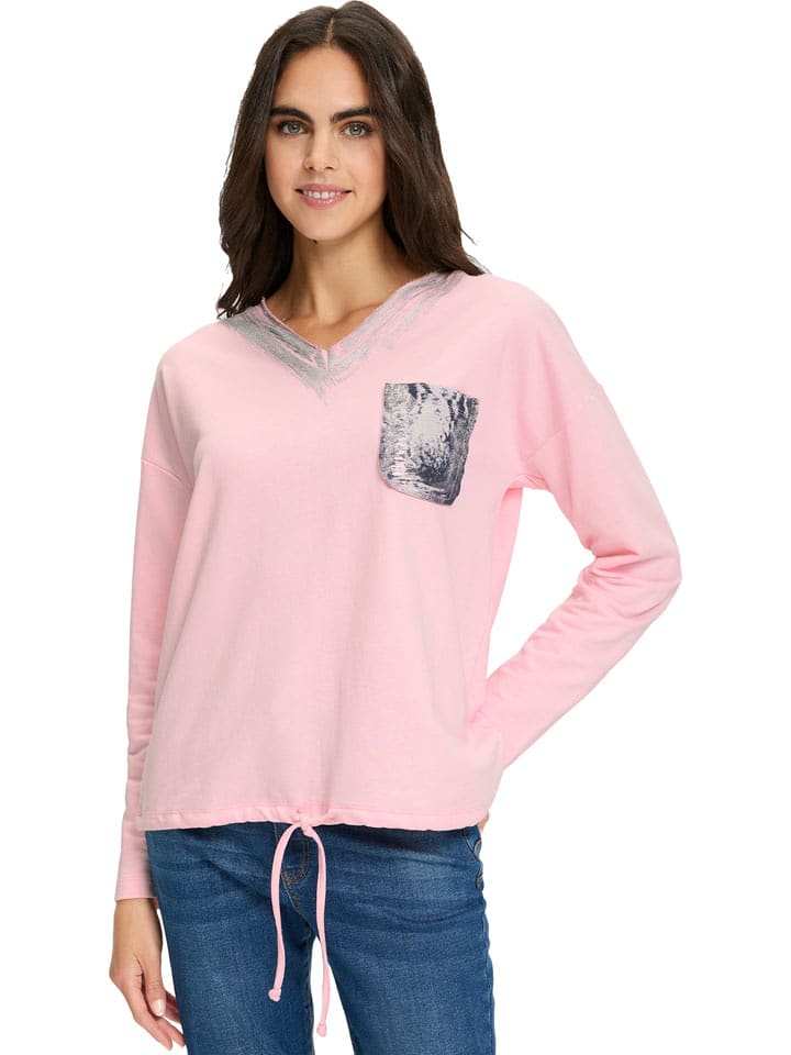 Heine Longsleeve in Rosa - 38