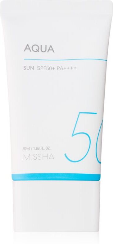 Missha All Around Safe Block Aqua Sun Gel-Creme für das Gesicht zum Bräunen SPF 50+ 50 ml