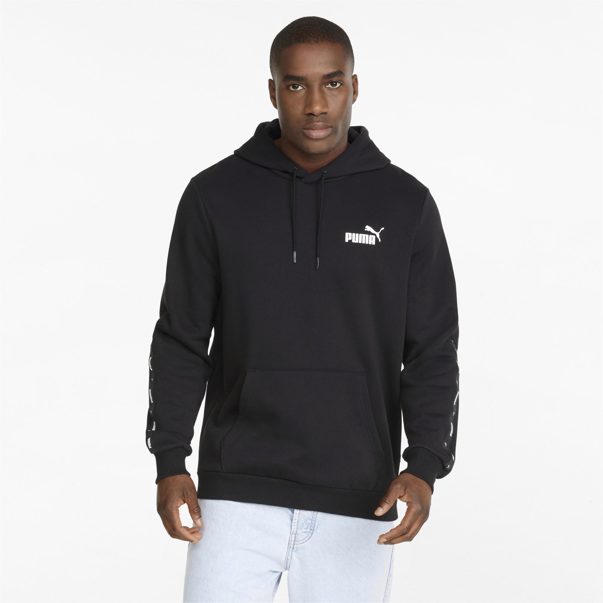 PUMA Mannen Essentials+ Tape Hoodie Hooded Top
