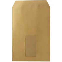 Soennecken Versandtasche 2068 C5 mit Fenster selbstklebend natronbraun 25 Stück
