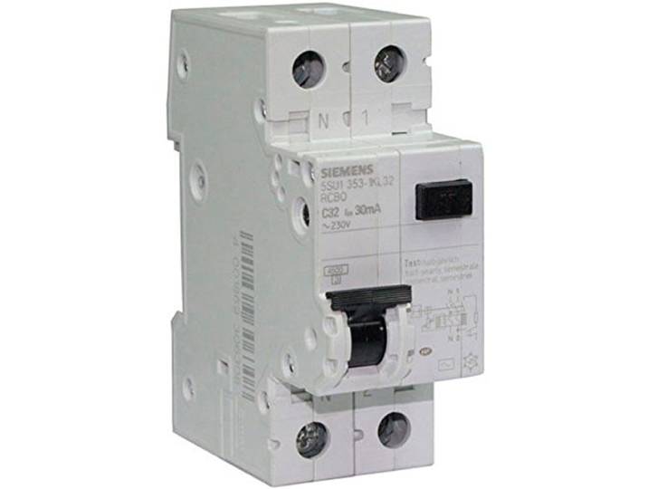 SIEMENS - Disjoncteur différentiel\, 30 mA 32 A type AC - 5SU1353-1KL32