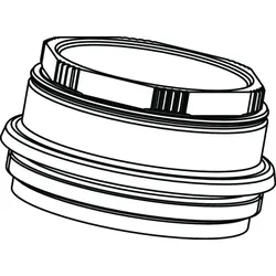 Ideal Standard Kappe CERAPLUS, M50X1, Chrom B960627AA