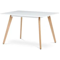 Autronic Esstisch 120x74 cm MDF matt weiß DT-313 WT
