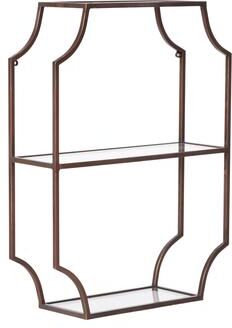Kate and Laurel Ciel Metal Wall Shelf