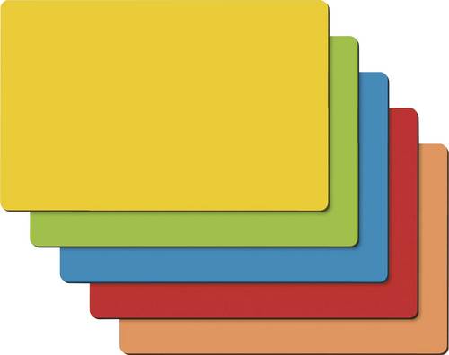 Sigel MU103 Haftnotiz Magnetic Notes 15cm x 10cm Blau, Gelb, Grün, Orange, Rot 25St.