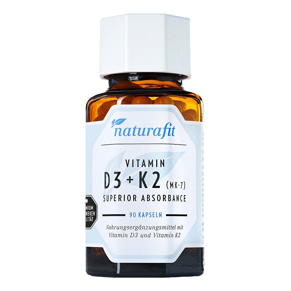 NaturaFit GmbH Naturafit Vitamin D3+k2 Mk-7 superior absorb.Kaps. 16122449