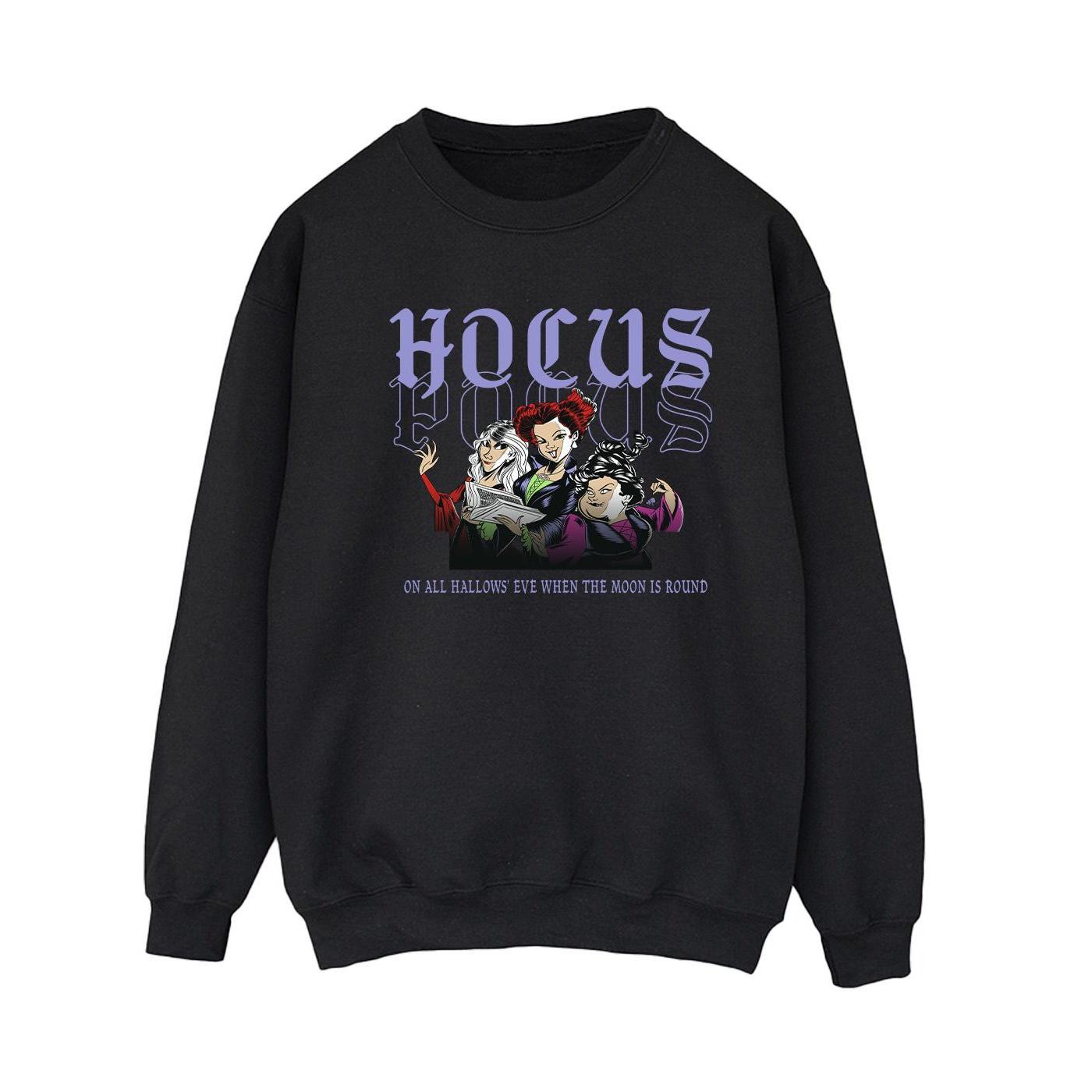 Disney Dames/Dames Hocus Pocus Hallows Eve Sweatshirt (Zwart)