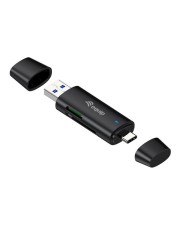 Equip Dual Connector USB-C+USB-A 5Gpbs SD TF Secure Digital Typ C (245462)