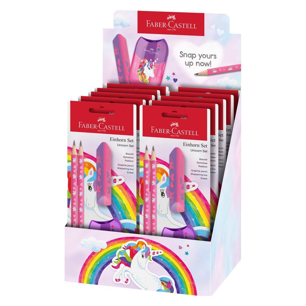 Faber-Castell Einhorn-Set (HB, 4x) (111518)