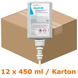 Saraya Alsoft VB 450 ml Händedesinfektion für Saraya UD-450 und MD-450 Sensorspender VE mit 12 Stück