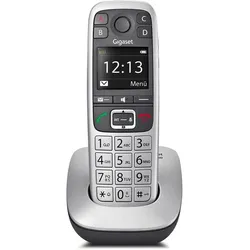 Gigaset E560, Telefon, Schwarz, Silber