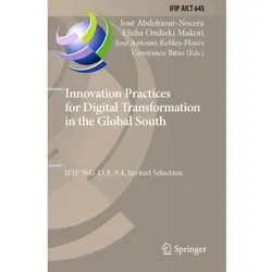 Innovation Practices for Digital Transformation in the Global South, Fachbücher