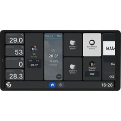 Shelly Wall Display X2i Silber WLAN · Silber