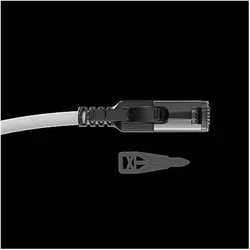 Lindy Cat., S/FTP, Security Network Cable, Grey (S/FTP, CAT6a, 20 m), Netzwerkkabel