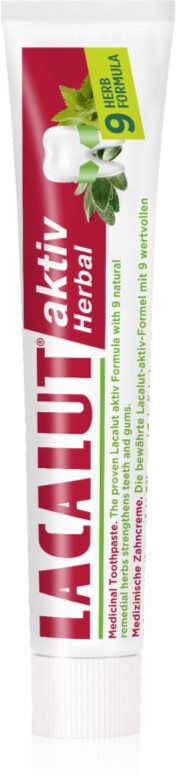 Lacalut Aktiv Herbal dentifrice fortifiant dents et gencives 75 ml