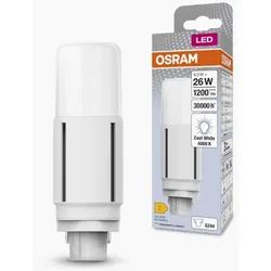 OSRAM DULUX G24D D26 VT EM LED Lampe 2Pin 9,5W wie 26W 4000K neutralweißes Licht KVG
