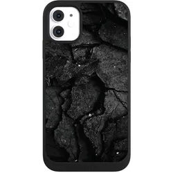 Nivocase Handyhülle für Apple iPhone 11 Hülle NIVOpure Case Schwarz Beton Stein schwarz (Apple iPhone 11), Smartphone Hülle, Schwarz