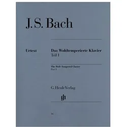 Das Wohltemperierte Klavier Teil I BWV 846-869, Fachbücher von Johann Sebastian Bach