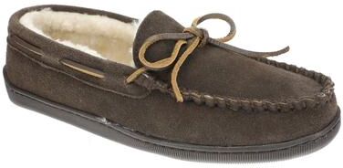 Minnetonka Pile Lined Hardsole - Mens 10 Brown Slipper W