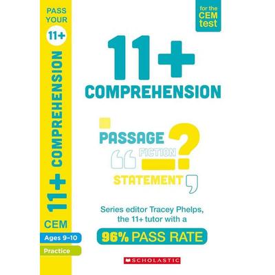 11+ English Comprehension Practice and Assessment for the CEM Test Ages 09-10, Taschenbuch von Tracey Phelps, Scholastic, 978-1-4071-9022-8