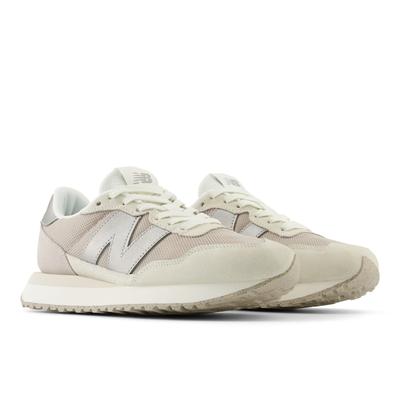 Sneaker NEW BALANCE "237", Damen, Gr. 39, beige, Leder, Synthetik, Textil, Schuhe Sneaker