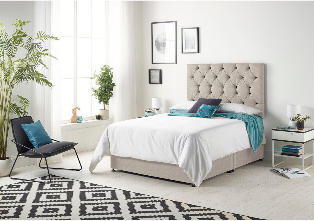 Rosalind Wheeler Copple Bed with Mattress Silver Single (3')
