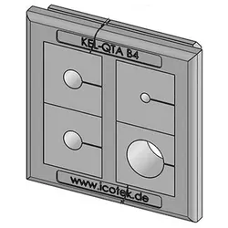 Icotek Kabeleinführungsleiste KEL-QTA B4 A
