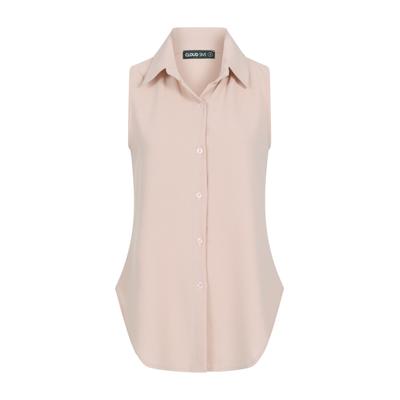 Klassische Bluse CLOUD 5IVE "CLOUD 5IVE Top with button placket", Damen, Gr. XXL, old rose, 95% Polyester, 5% Elasthan, Blusen Bluse
