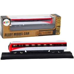 Modelleisenbahn zum Sammeln, Rot und Weiß, 1:48, Metall