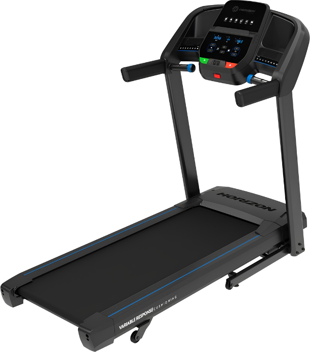 Fita de Correr Plegable Horizon Fitness T101 com Bluetooth FTMS e QuickDial