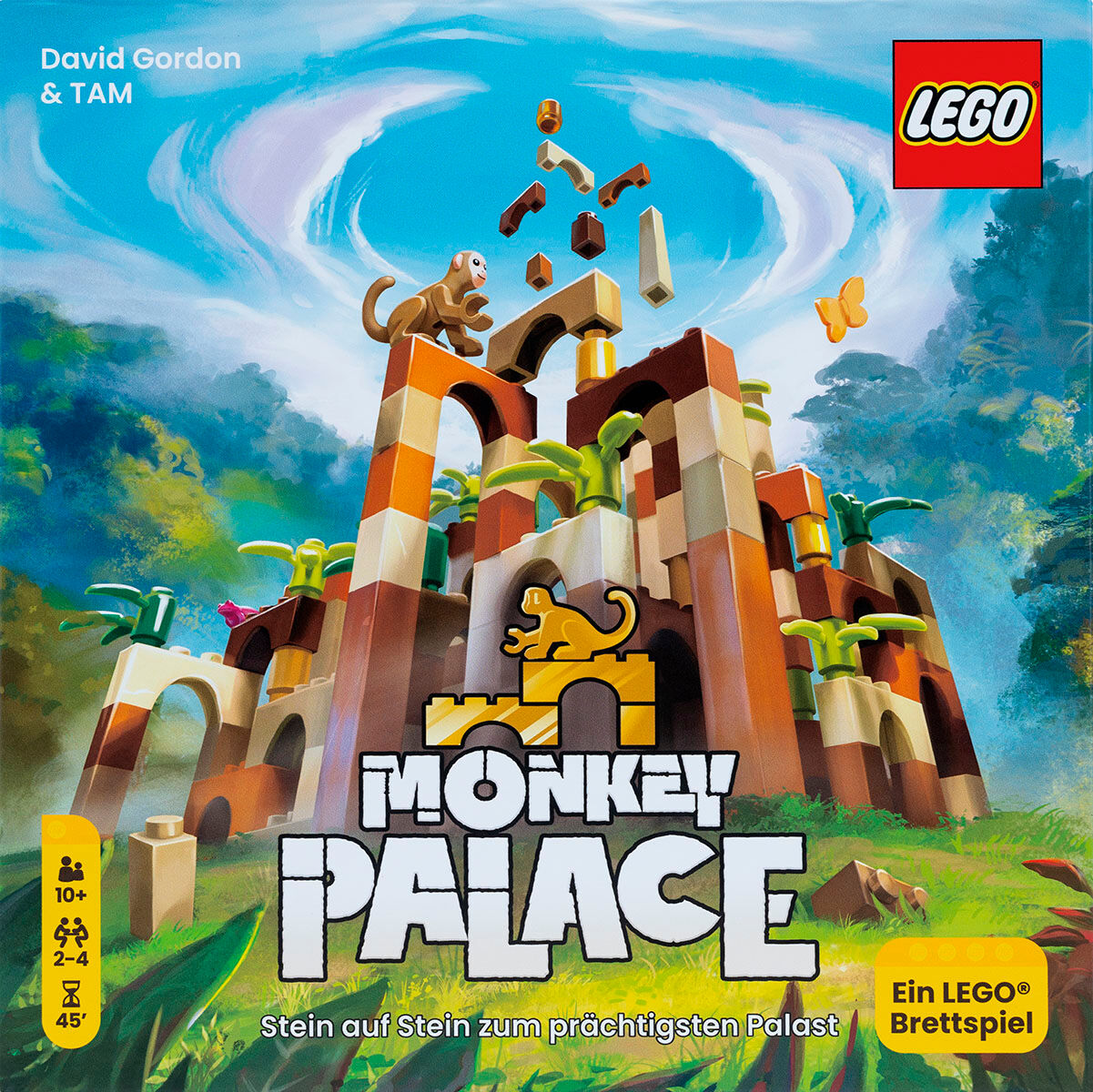Spiel ASMODEE "LEGO Monkey Palace", bunt, Spiele, Kinder, Spiel, Made in Europe